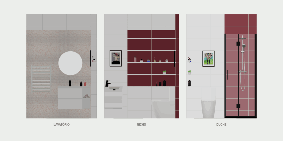 Modelo 3D da casa de banho